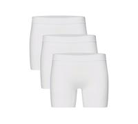Panty JOCKEY "Skimmies", Damen, Gr. M, 3 Stk., weiß, Single Jersey, Obermaterial: 85% Polyamid, 12% Elasthan, 3% Baumwolle, unifarben, eng, Unterhosen Panty, (3er Pack), Nahtlos, kürzere Passform (945