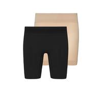 Panty JOCKEY "Skimmies", Damen, Gr. M, schwarz, beige, Single Jersey, Obermaterial: 79% Polyamid, 18% Elasthan, 3% Baumwolle, unifarben, Unterhosen Panty, ohne Nähte, breite Abschlüsse, glättende Stüt