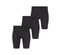 Panty JOCKEY "Skimmies", Damen, Gr. S, schwarz, Single Jersey, Obermaterial: 86% Polyamid, 14% Elasthan, unifarben, Unterhosen Panty, (3er Pack), nahtloses Design, Mikrofaser (99050023-S) schwarz