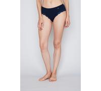 Panty JOOP "Pure", Damen, Gr. 38, blau (navy), Obermaterial: 95% Modal, 5% Elasthan, unifarben, körpernah, Unterhosen Panty, mit charmanten Spitzendetails (54849834-38)