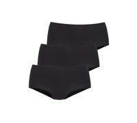 Panty LASCANA "aus hochwertiger Modal-Qualität", Damen, Gr. 32/34, schwarz, Obermaterial: 94% Modal (TENCEL™), 6% Elasthan, unifarben, körpernah, Unterhosen Panty (12669316-32) schwarz