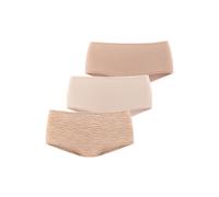 Panty LASCANA "aus hochwertiger Modal-Qualität", Damen, Gr. 36/38, beige (beige, sand), Obermaterial: 94% Modal (TENCEL™), 6% Elasthan, animal-print, unifarben, körpernah, Unterhosen (67593241-36) bei
