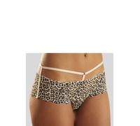 Panty LASCANA, Damen, Gr. 36/38, beige (leodruck), Obermaterial: 88% Polyamid, 12% Elasthan, figurbetont, Unterhosen, in aufregender Leo-Optik (64563704-36) leodruck