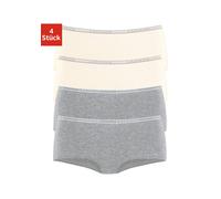 Panty LASCANA Gr. 36/38, grau (grau, meliert, creme) Damen Unterhosen (284295-36) grau, meliert, creme