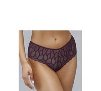 Panty LASCANA "Evita", Damen, Gr. 48/50, lila (aubergine), Spitze, Obermaterial: 90% Polyamid, 10% Elasthan, Unterhosen Panty, aus leicht transparenter Spitze (65337514-48)