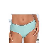 Panty LASCANA "Tiziana", Damen, Gr. 44/46, grün (türkis), Spitze, Obermaterial: 84% Polyamid, 16% Elasthan, Unterhosen Panty, mit modischer Zierkante und hübschen Accessoires (25657162-44) türkis