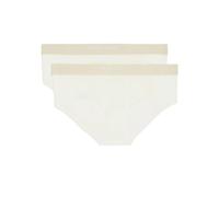 Marc O´Polo Women's Iconic Rib 2-Pack Panty Hipster Panties, White, Small