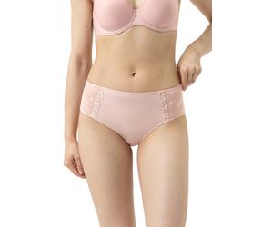 Panty MEY "Pretty Joan", Damen, Gr. 44, rosa (blossom), Obermaterial: 78% Polyamid, 22% Elasthan, körpernah, Unterhosen Panty, Tüll-Stickerei an den Seiten, Rückseite nahtlos (90357635-44) blossom