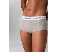 Panty "MODERN COTTON", Damen, Gr. M (38), grau (grau heather), Jersey, Obermaterial: 53% Baumwolle, 35% Modal, 12% Elasthan, CALVIN KLEIN UNDERWEAR, meliert, körpernah, Unterhosen Panty, mit breitem B