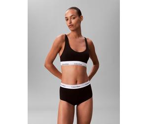 Panty "MODERN COTTON", Damen, Gr. M (38), schwarz, Jersey, Obermaterial: 53% Baumwolle, 35% Modal, 12% Elasthan, CALVIN KLEIN UNDERWEAR, unifarben, körpernah, Unterhosen Panty, mit breitem Bündchen (5