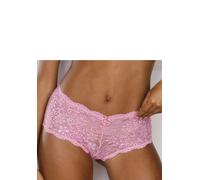 Panty NUANCE BY LASCANA "aus Spitze, als Dessous-Set kombinierbar", Damen, Gr. 32/34, pink, Spitze, Obermaterial: 90% Polyamid, 10% Elasthan, körpernah, Unterhosen Panty, sexy Dessous, sexy Unterwäsch