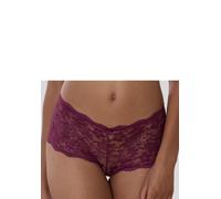 Panty NUANCE, Damen, Gr. 32/34, lila (cassis), Spitze, Obermaterial: 90% Polyamid, 10% Elasthan, körpernah, Unterhosen Panty, aus Spitze (16435045-32) cassis