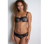 Panty PASSIONATA "OLIVIA", Damen, Gr. 36, schwarz, Netz, Obermaterial: 100% Polyamid, körpernah, Unterhosen Panty, zartes Netzgewebe, Spitze, elastisch (91407539-36) schwarz
