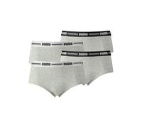 Panty PUMA "Panty 4er Pack", Damen, Gr. M, grau, Obermaterial: 57% Baumwolle CO. 38% Modal CMD. 5% Elasthan EL., Unterhosen Panty (55038523-M) grau