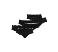 Panty PUMA "Panty 6er Pack", Damen, Gr. L, schwarz, Obermaterial: 95% Baumwolle CO. 5% Elasthan EL., Unterhosen Panty (83375619-L) schwarz
