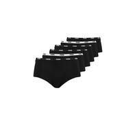 Panty PUMA "Panty 6er Pack", Damen, Gr. S, schwarz, Obermaterial: 95% Baumwolle CO. 5% Elasthan EL., Unterhosen Panty (55987233-S) schwarz