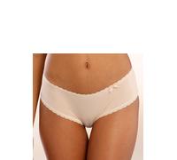 Panty S.OLIVER "Camille", Damen, Gr. 36/38, braun (toffee), Microtouch, Obermaterial: 85% Polyamid, 15% Elasthan, körpernah, Unterhosen Panty, mit feiner Spitzenborte (36141724-36) toffee