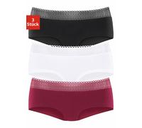 Panty S.OLIVER Gr. 36/38, rot (rot, schwarz, weiß) Damen Unterhosen (93070513-36) rot, schwarz, weiß