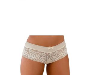 Panty S.OLIVER "Lisette", Damen, Gr. 32/34, beige (creme), Microtouch, Obermaterial: 85% Polyamid, 15% Elasthan, körpernah, Unterhosen Panty, komplett aus schöner Spitze, Dessous (23108515-32) creme