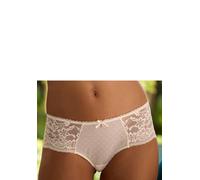 Panty S.OLIVER "Livie", Damen, Gr. 32/34, beige (creme), Spitze, Obermaterial: 87% Polyamid, 13% Elasthan, Unterhosen Panty, mit zarter Jacquardspitze und feinem Soft-Mesh (40745869-32) creme
