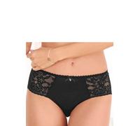 Panty S.OLIVER "Livie", Damen, Gr. 44/46, schwarz, Spitze, Obermaterial: 87% Polyamid, 13% Elasthan, Unterhosen Panty, mit zarter Jacquardspitze und feinem Soft-Mesh (95829943-44)