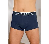 Panty SCHIESSER, Herren, Gr. 4, 3 Stk., blau (marine), 95% Baumwolle, 5% Elasthan, Unterhosen Panty (807575-4) marine