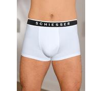 Panty SCHIESSER, Herren, Gr. 4, 3 Stk., weiß, 95% Baumwolle, 5% Elasthan, Unterhosen Panty (263522-4) weiß