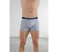 Panty SCHIESSER, Herren, Gr. 5, 3 Stk., grau, 95% Baumwolle, 5% Elasthan, Unterhosen Panty (46459335-5) grau