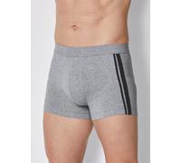 Panty SCHIESSER, Herren, Gr. 6, 3 Stk., grau (grau, meliert), 95% Baumwolle, 5% Elasthan, Unterhosen Panty (18926436-6) grau, meliert