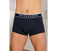 Panty SCHIESSER, Herren, Gr. 7, 3 Stk., schwarz, 95% Baumwolle, 5% Elasthan, Unterhosen Panty (831785-7) schwarz