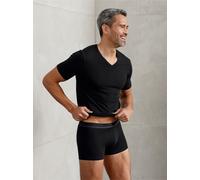 Panty SCHIESSER, Herren, Gr. 9, 3 Stk., schwarz, 95% Baumwolle, 5% Elasthan, Unterhosen Panty (74418311-9) schwarz