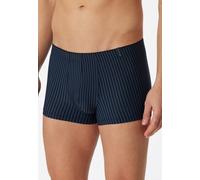 Panty SCHIESSER "Long Life Soft", Herren, Gr. 7, blau (815, navy), Single Jersey, Obermaterial: 100% Baumwolle, gestreift, unifarben, körpernah, Unterhosen Panty, reduzierte Pilling-Bildung, ohne Eing