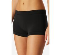 Panty SCHIESSER "Unique Cotton", Damen, Gr. 42, schwarz (000, schwarz), Obermaterial: 90% Baumwolle, 10% Elasthan, körpernah, Unterhosen Panty, Baumwollmischung, ohne Gummi (57034440-42) 000, schwarz