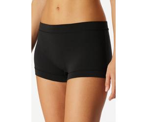 Panty SCHIESSER "Unique Cotton", Damen, Gr. 48, schwarz (000, schwarz), Obermaterial: 90% Baumwolle, 10% Elasthan, körpernah, Unterhosen Panty, Baumwollmischung, ohne Gummi (57034440-48) 000, schwarz
