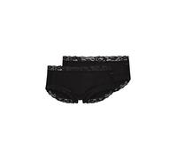 Panty SKINY "Advantage Modal Lace", Damen, Gr. 42, 2 Stk., schwarz, Obermaterial: 93% Modal, 7% Elasthan, unifarben, Unterhosen Panty (86648037-42) schwarz