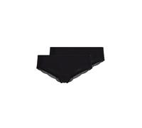 Panty SKINY "Classicotton", Damen, Gr. 36, schwarz, Obermaterial: 94% Baumwolle, 6% Elasthan. Spitze: 85% Polyamid, 15% Elasthan, Unterhosen Panty, feminin, bequem, elastisch, mit Spitze, mit Stretch,