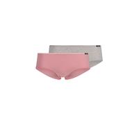 Skiny Slim Fit Panties mit Logo-Patch im 2er-Pack in Rosa, Größe 36