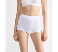 Panty SLOGGI "Double Comfort T", Damen, Gr. 40, weiß, Single Jersey, Obermaterial: 95% Baumwolle, 5% Elasthan, unifarben, körpernah, Unterhosen Panty, superweicher Komfortbund, flache Abschlüsse (4883