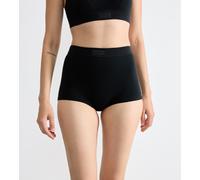 Panty SLOGGI "Double Comfort T", Damen, Gr. 44, schwarz, Single Jersey, Obermaterial: 95% Baumwolle, 5% Elasthan, unifarben, körpernah, Unterhosen Panty, superweicher Komfortbund, flache Abschlüsse (7