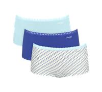 Panty SLOGGI "GO Crush", Damen, Gr. XXL, bunt (light combination), Single Jersey, Obermaterial: 95% Baumwolle, 5% Elasthan, körpernah, Unterhosen Panty, mit Spitzendetails, Cotton-Mix (88281141-XXL) l