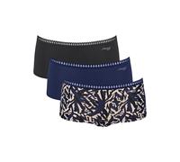 sloggi - sloggi GO Crush Short C3P blau - Gr. - L