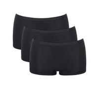 Panty SLOGGI "GO Daily Cotton", Damen, Gr. S, schwarz, Single Jersey, Obermaterial: 95% Baumwolle, 5% Elasthan, Unterhosen Panty, Glanz-Effekt Details, elastisch, bequem, Baumwollmix, Topseller (11530