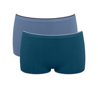 Panty SLOGGI "GO Sense", Damen, Gr. S, blau (blau, light combination), Single Jersey, Obermaterial: 88% Modal, 12% Elasthan, Unterhosen Panty, Santoni Rundstrick (55567568-S) blau, light combination