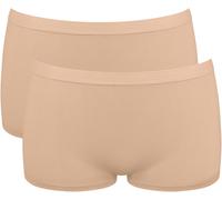 Sloggi Pants GO Sense – 2er-Pack Modal, elastischer Bund – Beige – Größe S – Damen