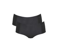 Panty SLOGGI "Panty Zero Microfiber Shorts 2.0 2er Pack", Damen, Gr. M, schwarz, Obermaterial: 76% Polyamid PA. 24% Elasthan EL., Unterhosen Panty (72254437-M) schwarz