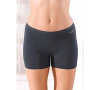 Panty SPEIDEL, Damen, Gr. 42, 2 Stk., blau (jeansblau, meliert), 63% Viskose, 30% Polyamid, 7% Elasthan, Unterhosen Panty (71789809-42) jeansblau, meliert