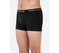 Panty TOM TAILOR, Herren, Gr. 4, 3 Stk., schwarz (3x schwarz), 95% Baumwolle, 5% Elasthan, Unterhosen Panty (89231000-4) 3x schwarz