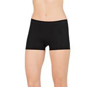 Panty TRIGEMA "TRIGEMA Hüft-Shorty", Damen, Gr. M, 1 Stk., schwarz, 90% Polyamid, 10% Elastan, Unterhosen Panty (243220-M) schwarz