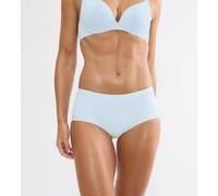 Panty TRIUMPH "Body Make-Up Illusion", Damen, Gr. 40, blau (light blau), Microtouch, Obermaterial: 80% Polyamid, 20% Elasthan, körpernah, Unterhosen Panty, nahtlos, Microfaser, weicher Bund, geprägtes