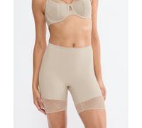 Lange Unterhose TRIUMPH "Comfort Contour", Damen, Gr. S, beige, Microtouch, Obermaterial: 56% Polyamid, 44% Elasthan, körpernah, Unterhosen Lange Unterhose, formende Spitze, leichter Shape-Effekt, ela